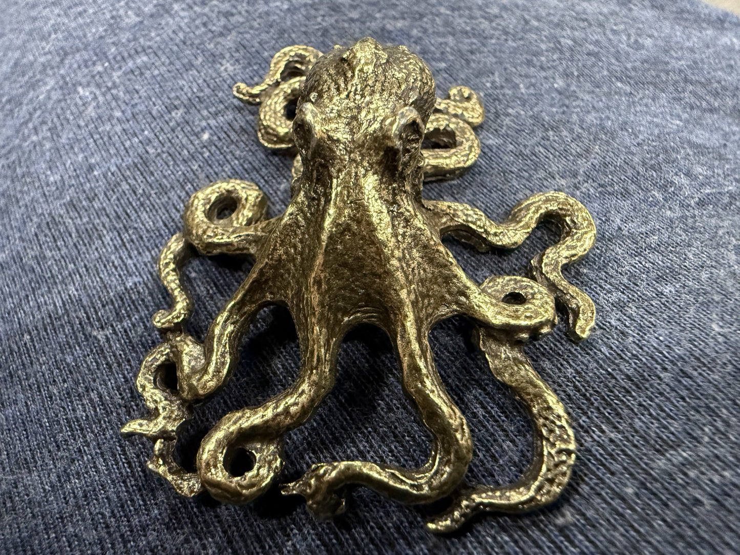 Octopus Brass Miniature Figure