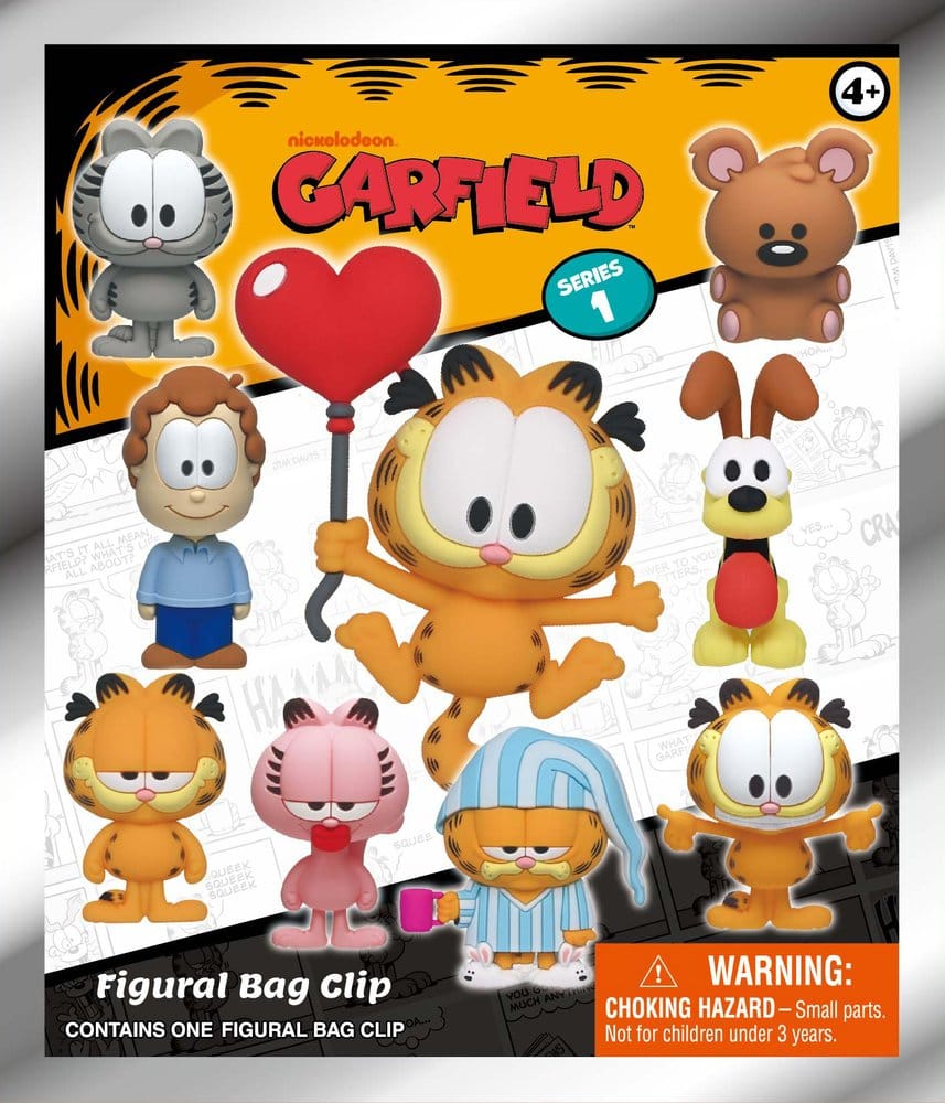 Garfield 3D Foam Bag Clips Series 1