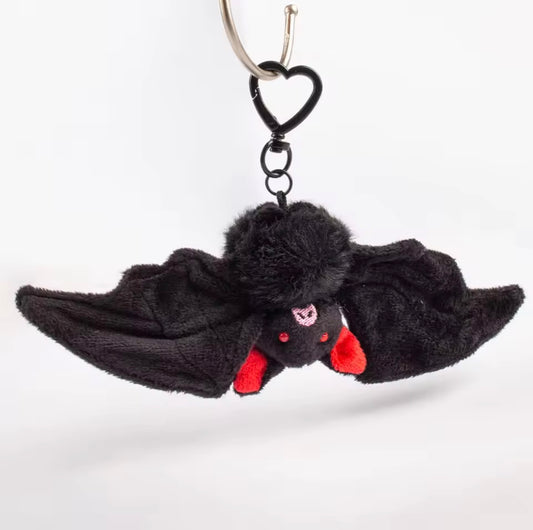 Vampire Bat Plush Bag Clip
