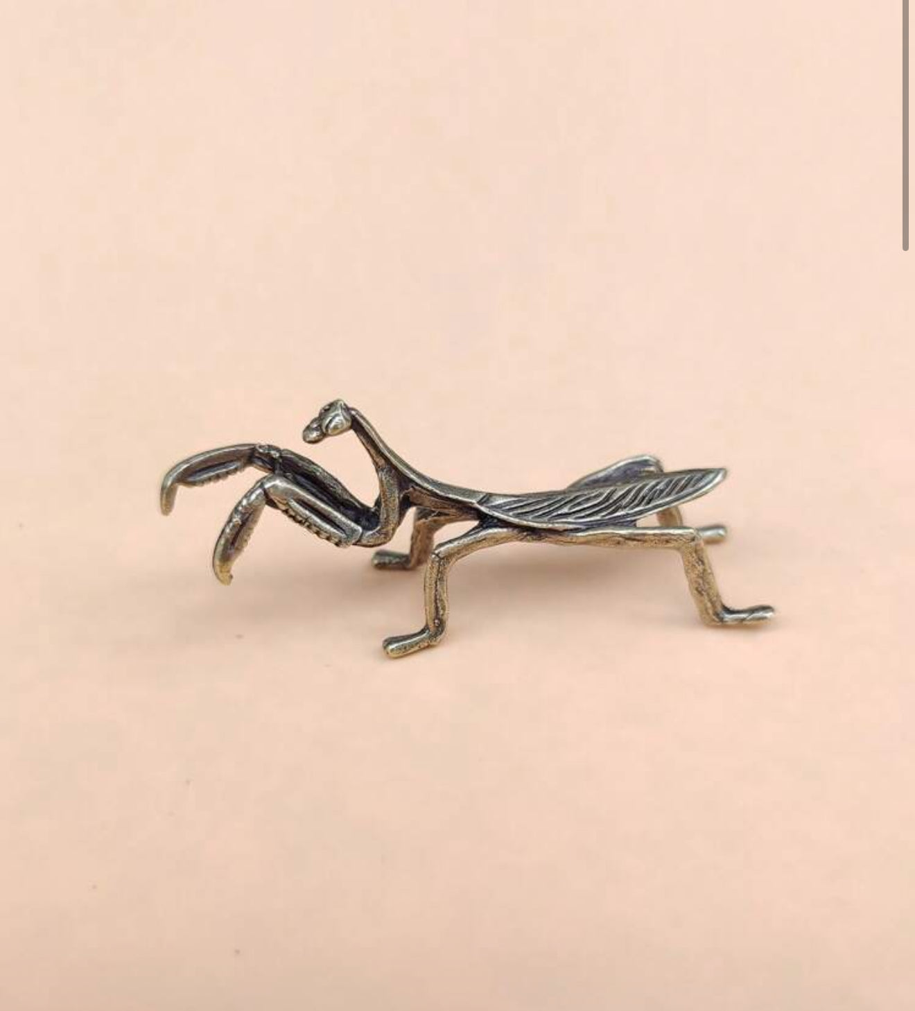 Praying Mantis Metal Figure