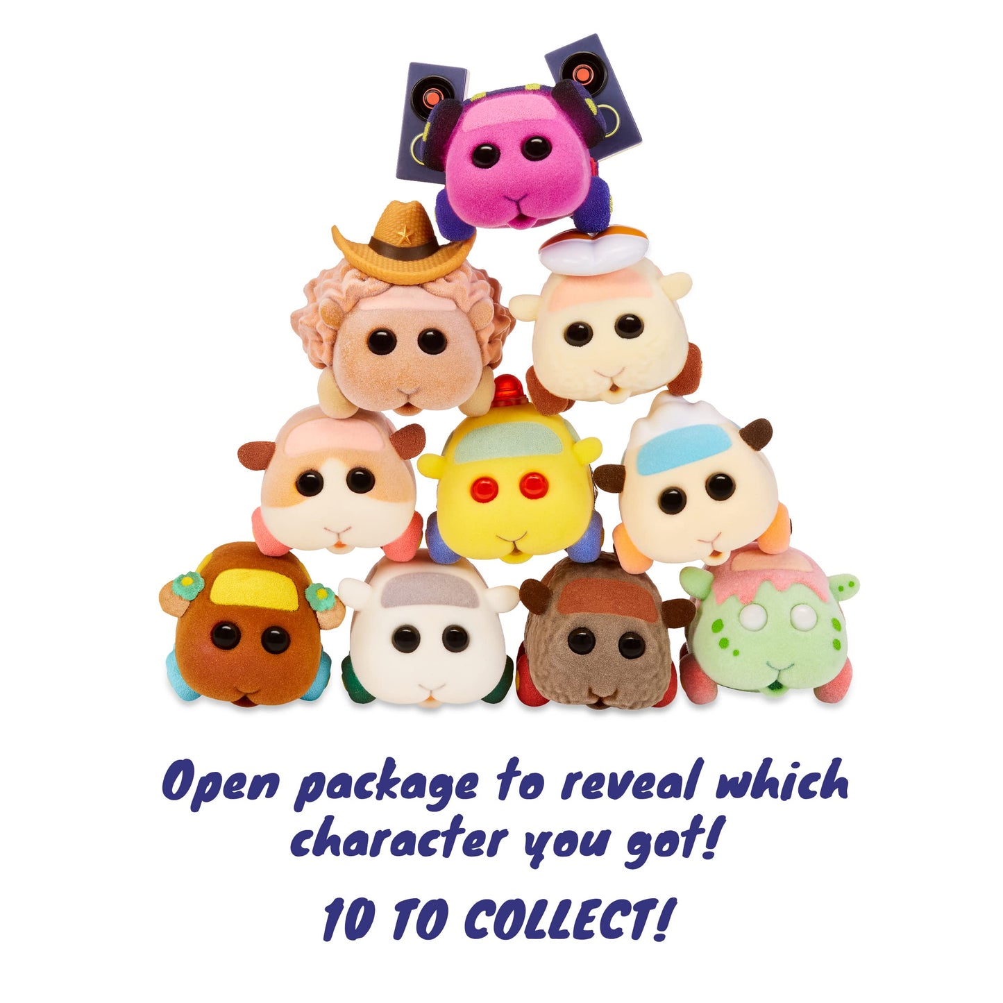 Pui Pui Molcar Fuzmols Flocked Figurine Blind Box